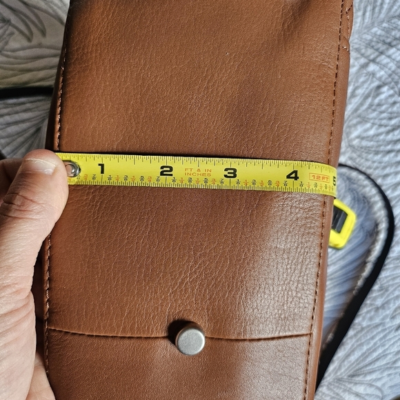 NWOT Vera Bradley Quilted Leather Tote Brown Camel - Picture 14 of 16